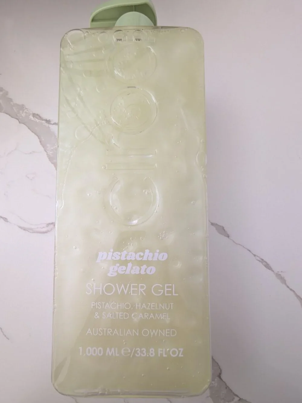 Ciroa pistachio hazelnut salted caramel body wash
